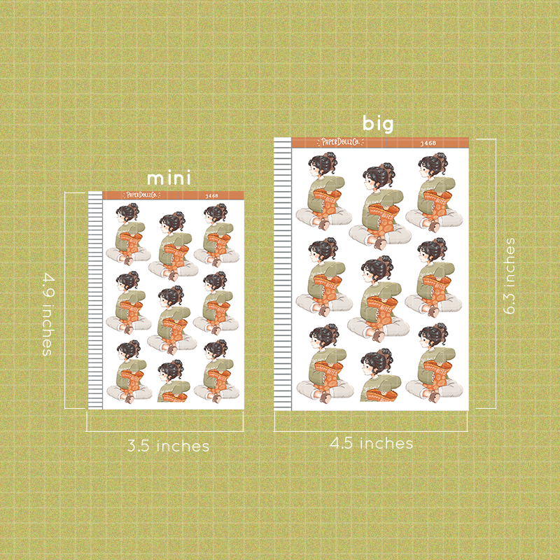 Snack | Cozy Harvest | Just Dolls Stickers | J468