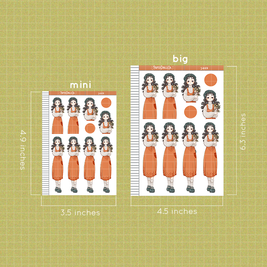 Gardener | Cozy Harvest | Just Dolls Stickers | J469