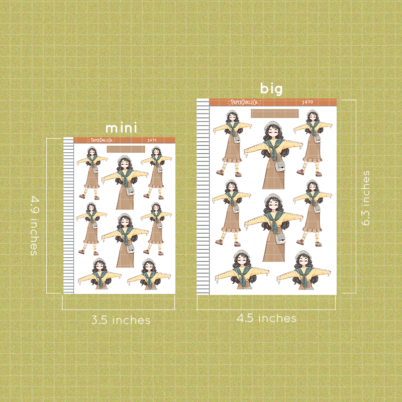 Blissful | Cozy Harvest | Just Dolls Stickers | J470