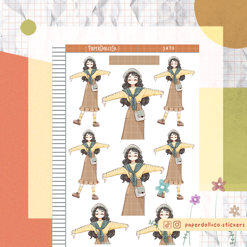 Blissful | Cozy Harvest | Just Dolls Stickers | J470