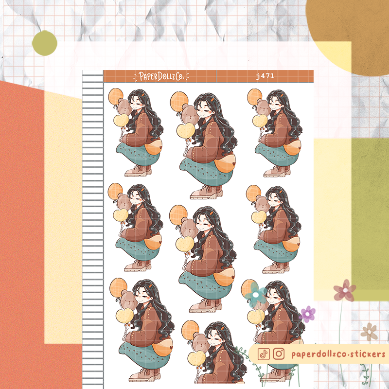 Fulfilled | Cozy Harvest | Just Dolls Stickers | J471