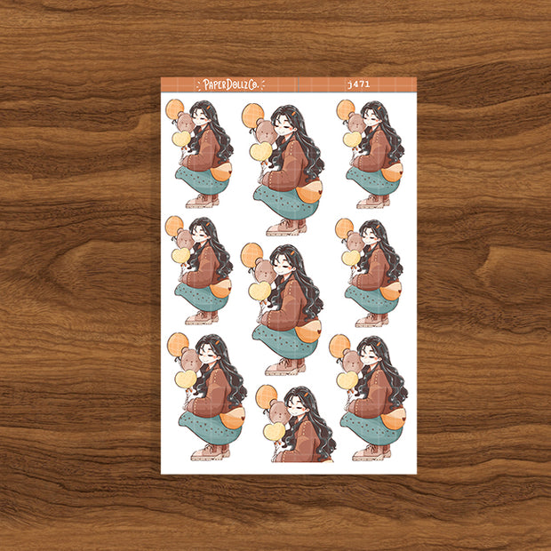 Fulfilled | Cozy Harvest | Just Dolls Stickers | J471