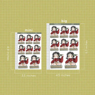 Coffeeholic | Unbox the Joy | Just Dolls Stickers | J472