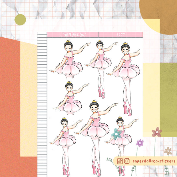 Ballet | Cloud Dancer | Just Dolls Stickers | J477