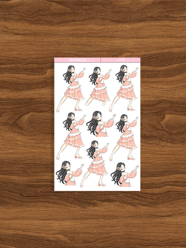 Salsa | Cloud Dancer | Just Dolls Stickers | J478