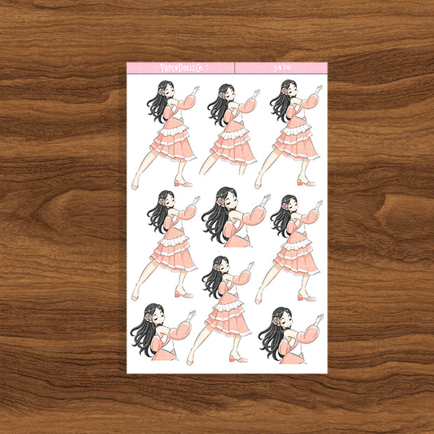 Salsa | Cloud Dancer | Just Dolls Stickers | J478