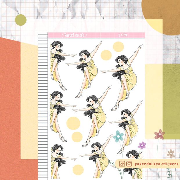 Jazz | Cloud Dancer | Just Dolls Stickers | J479