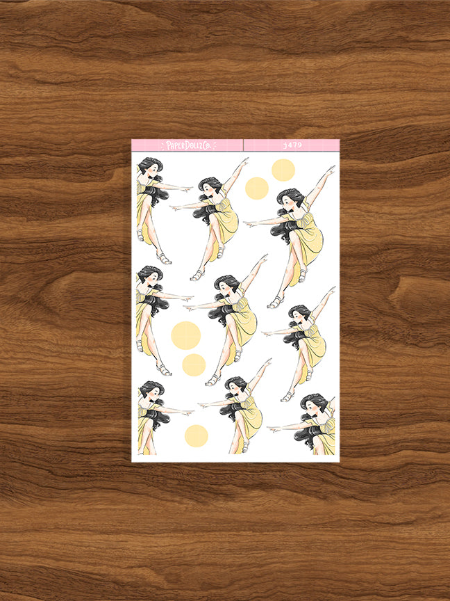 Jazz | Cloud Dancer | Just Dolls Stickers | J479