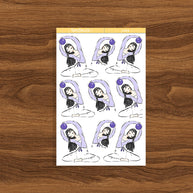 Pilates | Body In Motion | Just Dolls Stickers | J484