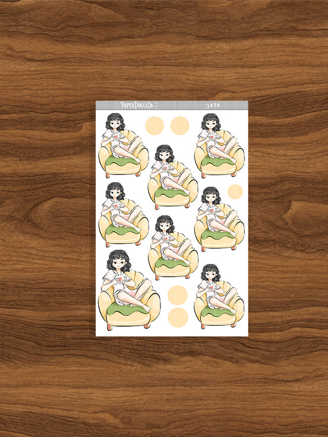 Healthy | The Breakfast Club | Just Dolls Stickers | J487