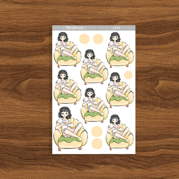 Healthy | The Breakfast Club | Just Dolls Stickers | J487