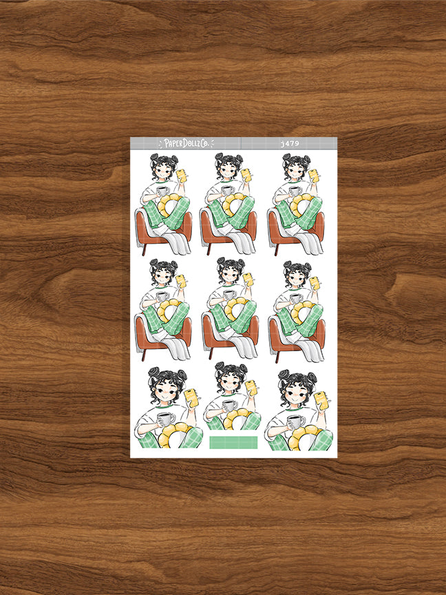 Egg | The Breakfast Club | Just Dolls Stickers | J488