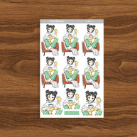Egg | The Breakfast Club | Just Dolls Stickers | J488