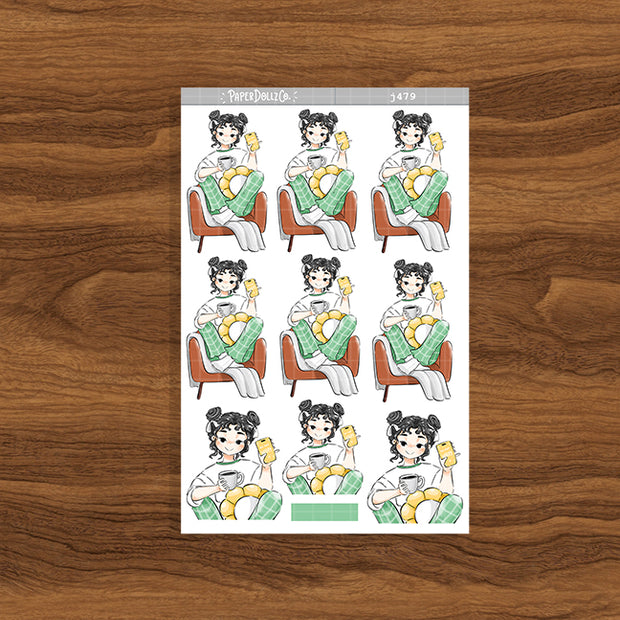 Egg | The Breakfast Club | Just Dolls Stickers | J488