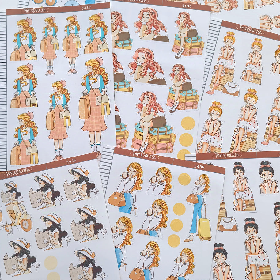 Roadtrip | Wanderlust | Just Dolls Stickers | J435
