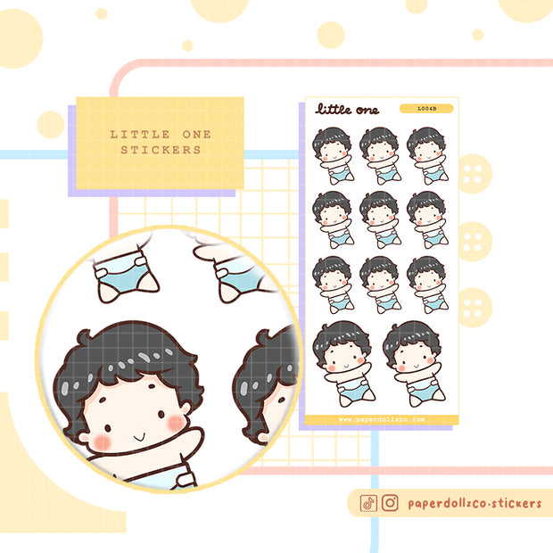 Baby Change Diaper |Little one | Activity sticker | I004b | I002g