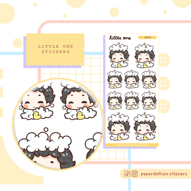 Baby Bath Time | Little one | Activity sticker | I007b | I002g