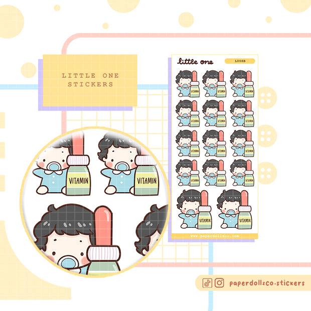 Baby Vitamins | Little one | Activity sticker | I008b | I002g
