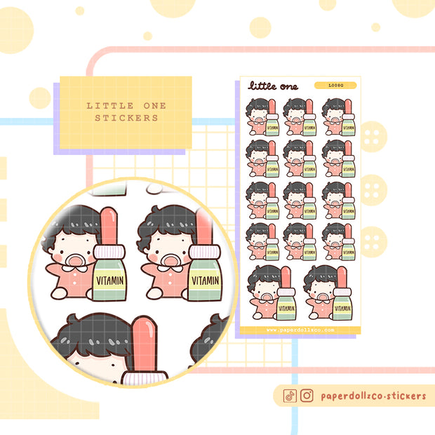 Baby Vitamins | Little one | Activity sticker | I008b | I002g