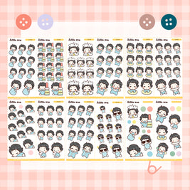 Baby Daily Activities | Baby Boy Little One | Sticker Book | lb001b