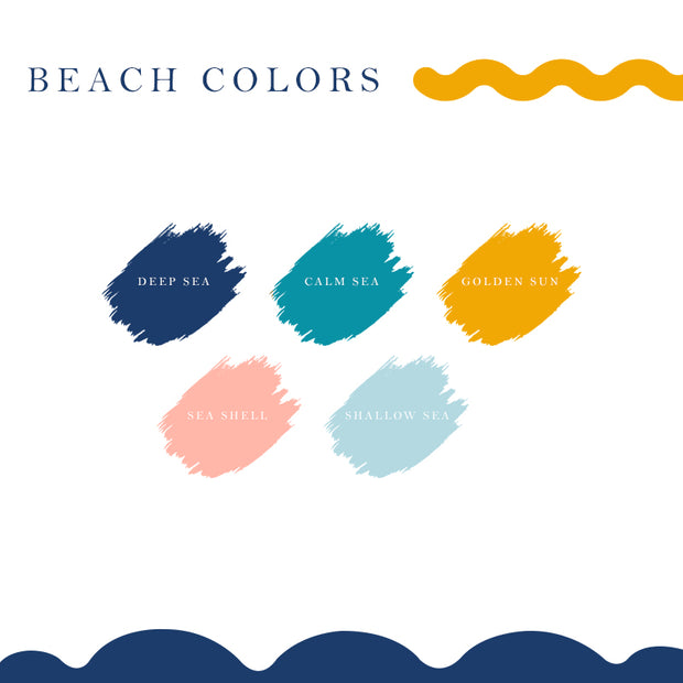 Letter Journal Sticker | Consonant | Beach Colors | PaperDollzCo | L006