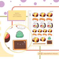 Sushi Stickers  I  Neko Veggies Food