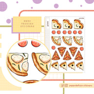 Pizza Stickers | Neko Veggies Food