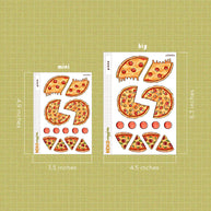 Pizza Stickers | Neko Veggies Food