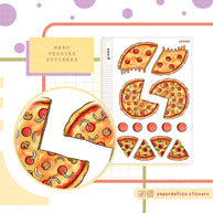 Pizza Stickers | Neko Veggies Food