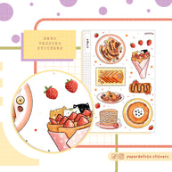 Crepe Stickers | Neko Veggies Food
