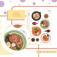 Ramen Stickers | Neko Veggies Food