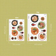 Ramen Stickers | Neko Veggies Food
