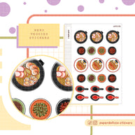Ramen Stickers | Neko Veggies Food