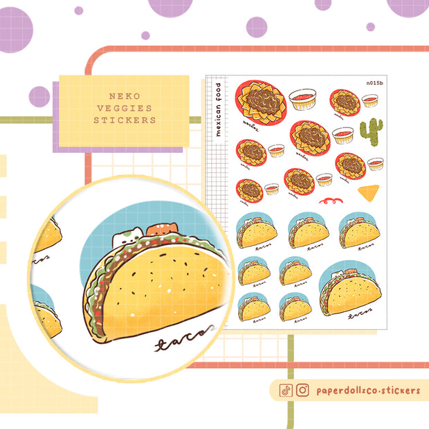 Mexican Food | Neko Veggies | N015a
