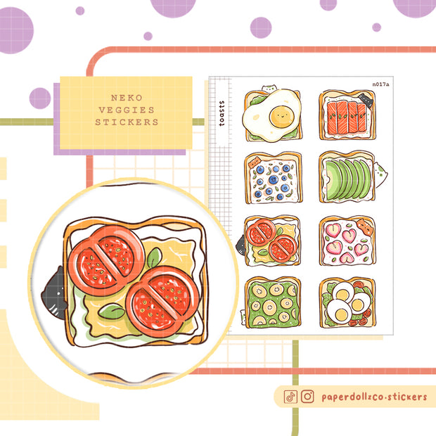 Toasts | Neko Veggies | N017a