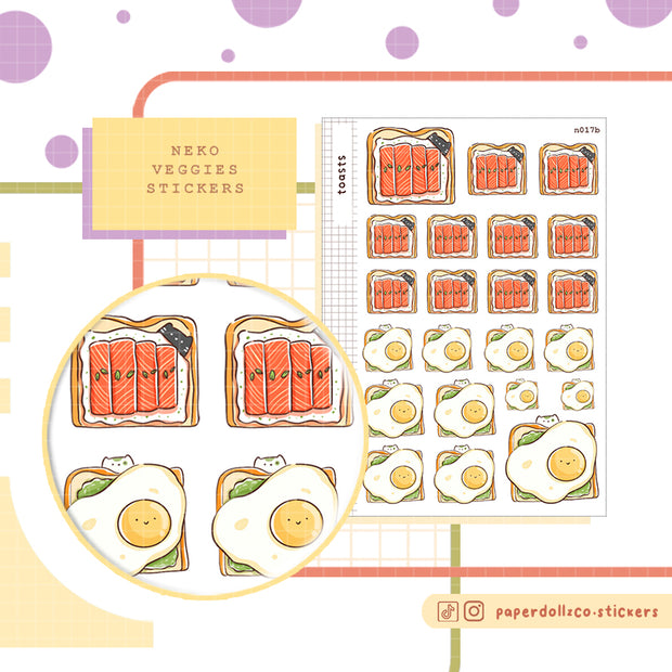 Toasts | Neko Veggies | N017a