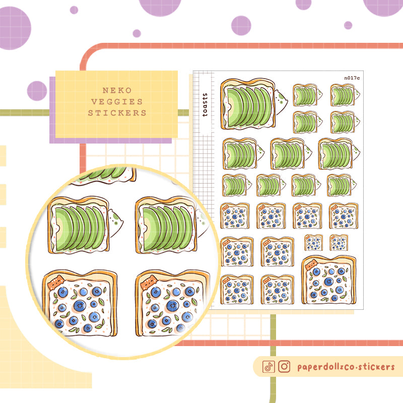 Toasts | Neko Veggies | N017a