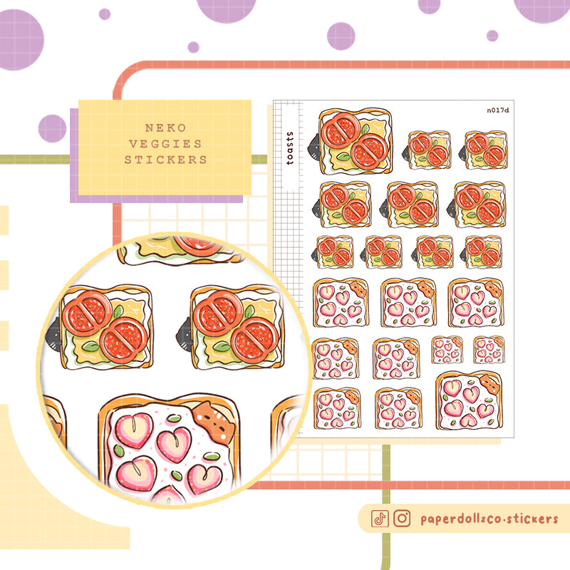 Toasts | Neko Veggies | N017a