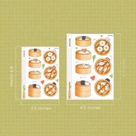 Dimsum  Stickers | Neko Veggies Food