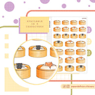 Dimsum  Stickers | Neko Veggies Food