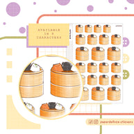 Dimsum  Stickers | Neko Veggies Food