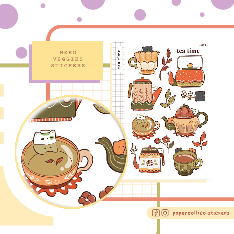 Ramen Stickers | Neko Veggies Food