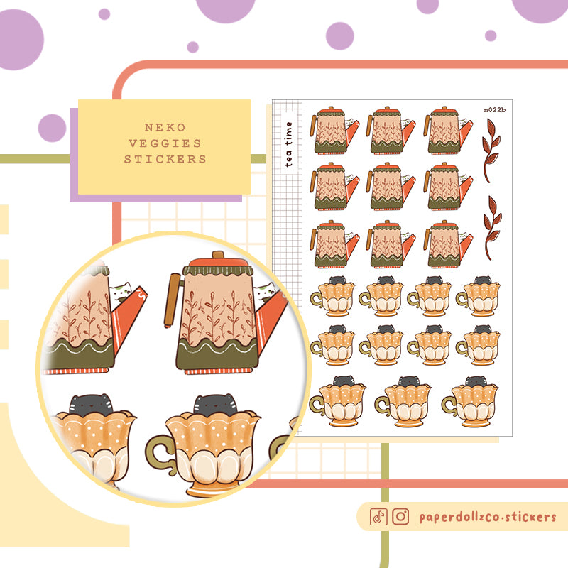 Ramen Stickers | Neko Veggies Food