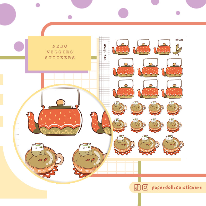 Ramen Stickers | Neko Veggies Food