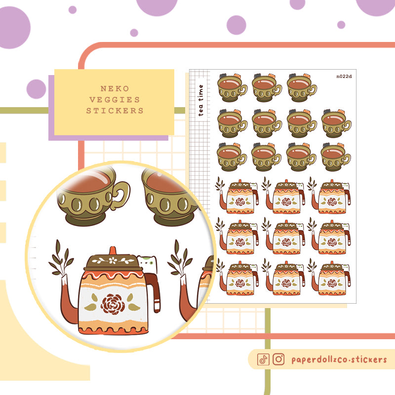 Ramen Stickers | Neko Veggies Food