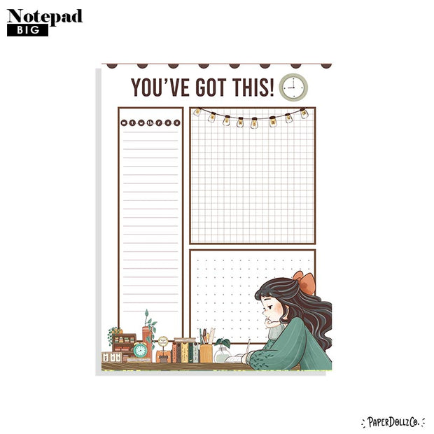 BIG Notepads | PaperDollzCo | npb003