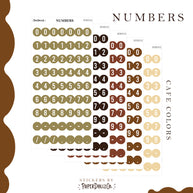 Number Sticker | PaperDollzCo | num002