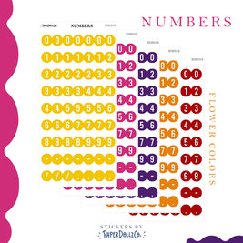 Number Sticker | PaperDollzCo | num006