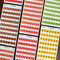 Number Sticker | PaperDollzCo | num010