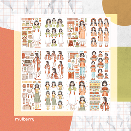 Fabulous Fall | PaperDollzCo | Sticker Book | CB063